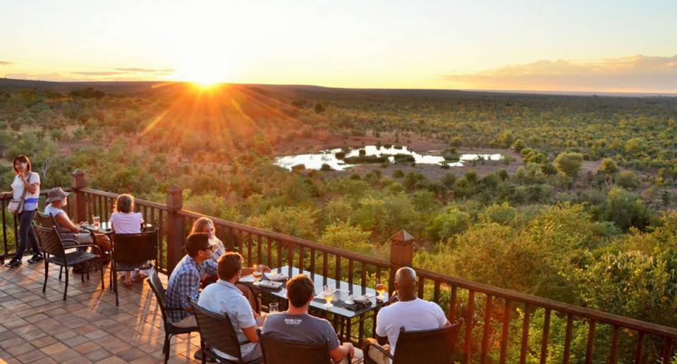 Victoria Safari Lodge terrace patio