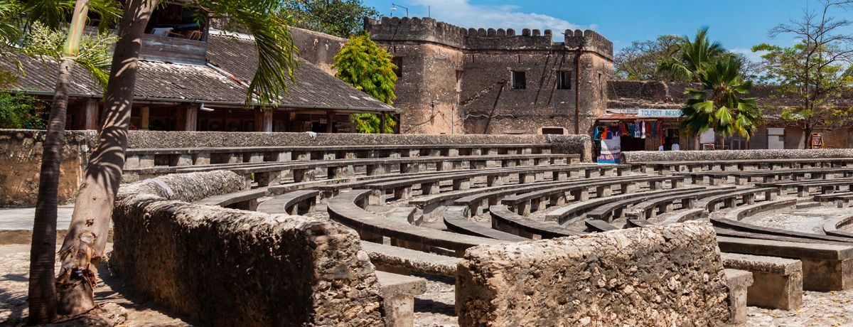 Outdoor stage and theater in the Old Fort