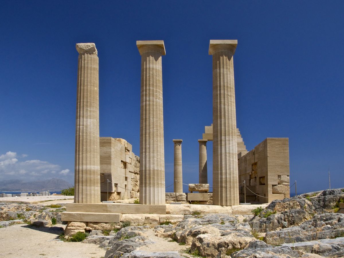 rhodes temple of athena